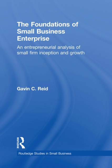 The Foundations of Small Business Enterprise : An Entrepreneurial Analysis of Small Firm Inception and Growth, PDF eBook
