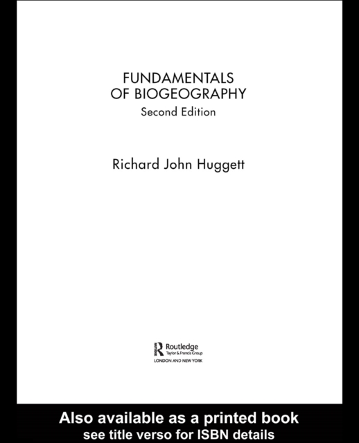 Fundamentals of Biogeography, EPUB eBook