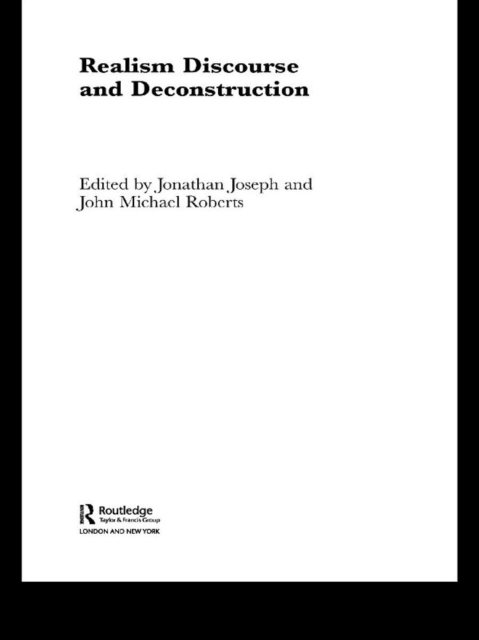 Realism Discourse and Deconstruction, EPUB eBook