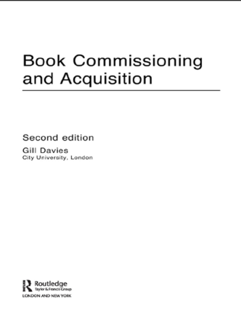 Book Commissioning and Acquisition, PDF eBook