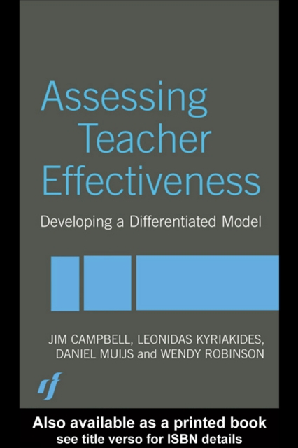 Assessing Teacher Effectiveness : Different models, EPUB eBook