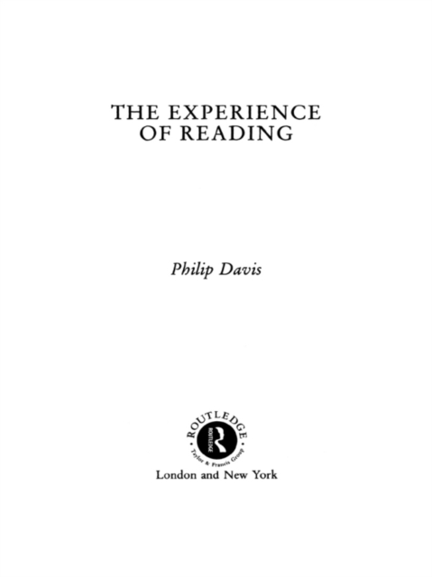 Experience Of Reading, PDF eBook