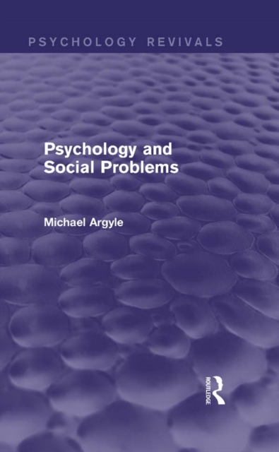 Psychology and Social Problems, EPUB eBook