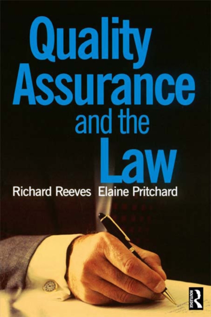 Quality Assurance and the Law, PDF eBook