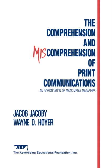 The Comprehension and Miscomprehension of Print Communication, EPUB eBook