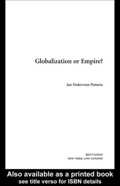 Globalization or Empire?, PDF eBook