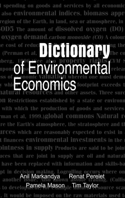 Dictionary of Environmental Economics, PDF eBook