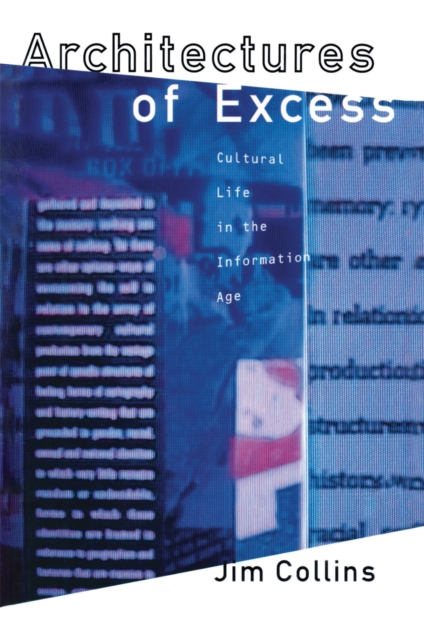 Architectures of Excess : Cultural Life in the Information Age, PDF eBook