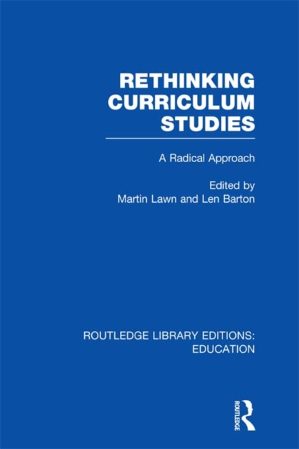 Rethinking Curriculum Studies, PDF eBook