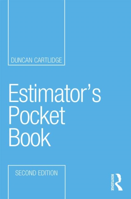 Estimator's Pocket Book, Paperback / softback Book