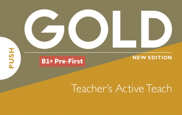 Gold B1+ Pre-First New Edition Teacher's ActiveTeach USB, CD-ROM Book