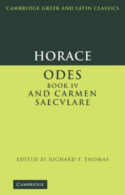 Horace: Odes IV and Carmen Saeculare, PDF eBook