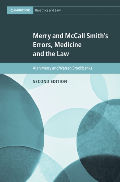 Merry and McCall Smith's Errors, Medicine and the Law, PDF eBook