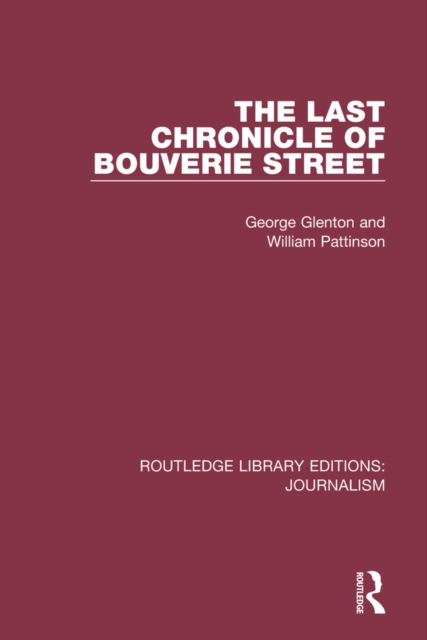 The Last Chronicle of Bouverie Street, EPUB eBook