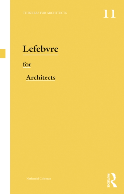 Lefebvre for Architects, EPUB eBook