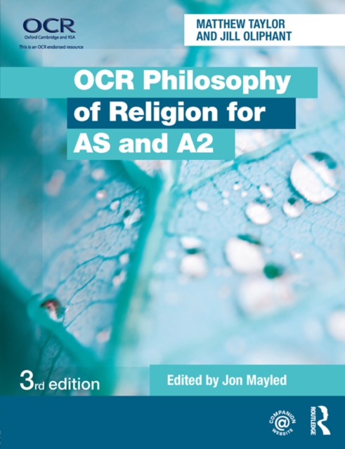 OCR Philosophy of Religion for AS and A2, PDF eBook