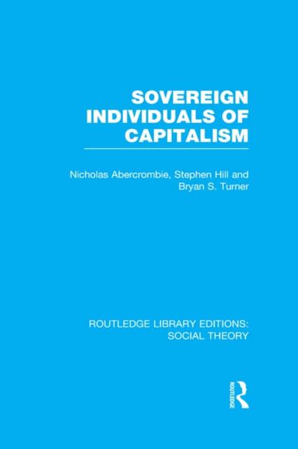 Sovereign Individuals of Capitalism, EPUB eBook
