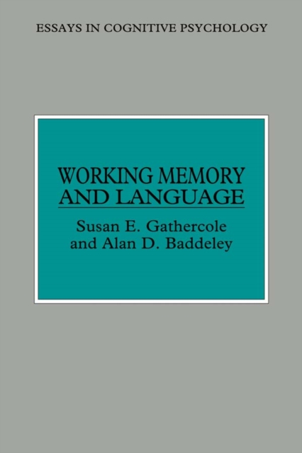 Working Memory and Language, PDF eBook