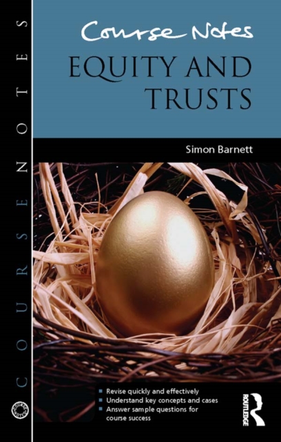 Course Notes: Equity and Trusts, EPUB eBook
