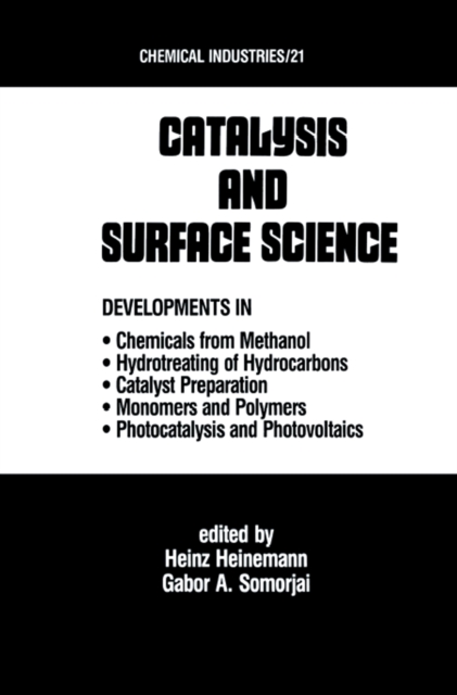 Catalysys and Surface Science, PDF eBook
