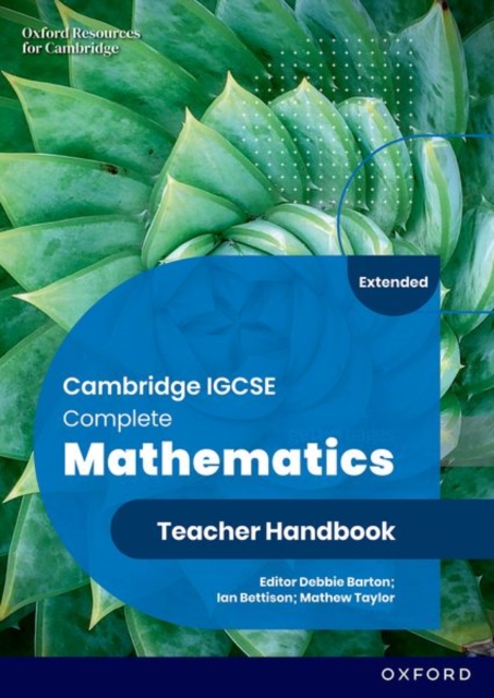 Cambridge IGCSE Complete Mathematics Extended: Teacher Handbook Sixth Edition, Paperback / softback Book