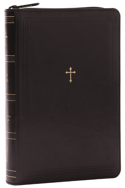 NKJV Compact Paragraph-Style Bible w/ 43,000 Cross References, Black Leathersoft with zipper, Red Letter, Comfort Print: Holy Bible, New King James Version : Holy Bible, New King James Version, Leather / fine binding Book