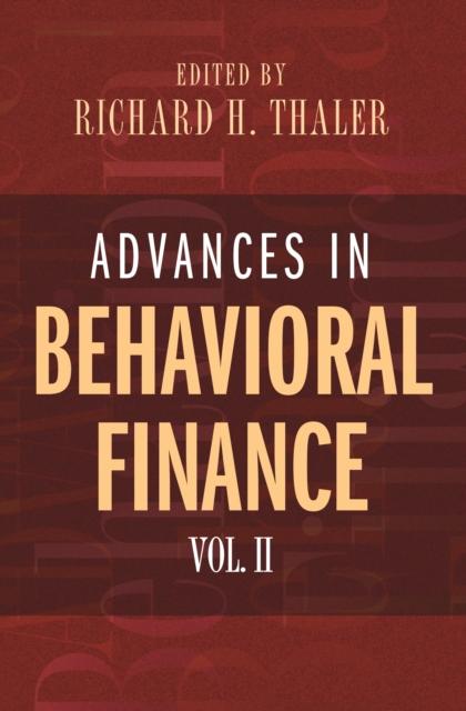 Advances in Behavioral Finance, Volume II, PDF eBook