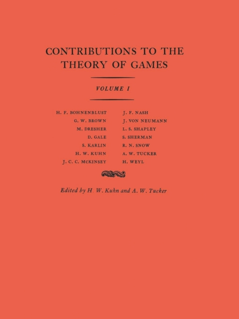 Contributions to the Theory of Games (AM-24), Volume I, PDF eBook