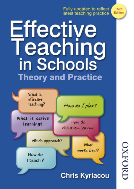 Effective Teaching in Schools Theory and Practice, PDF eBook