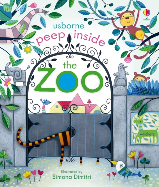 Peep Inside The Zoo, Board book Book