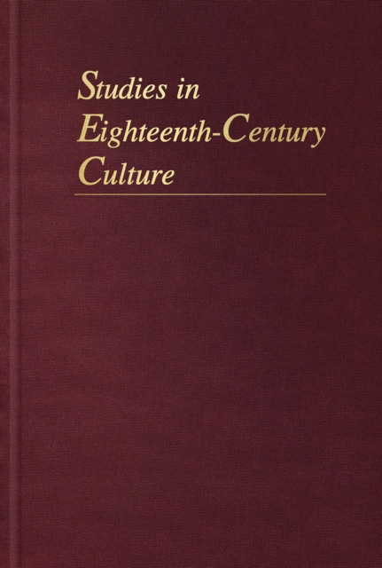 Studies in Eighteenth-Century Culture, Hardback Book