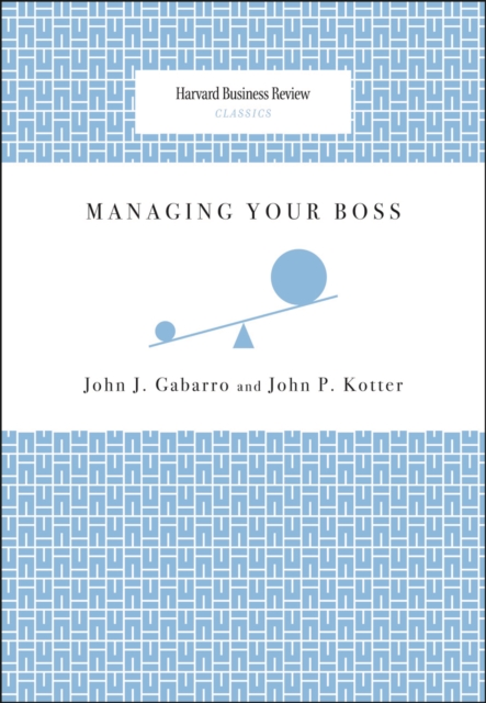 Managing Your Boss, Paperback / softback Book