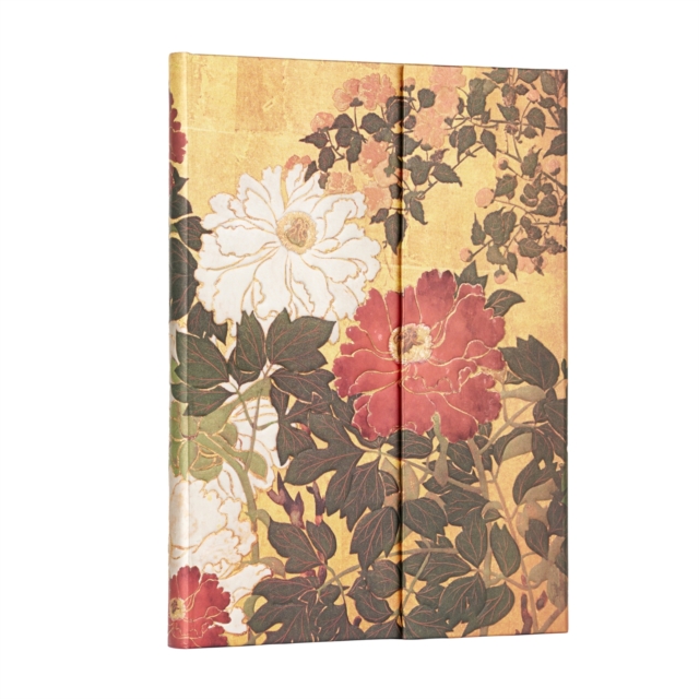 Natsu (Rinpa Florals) Ultra Lined Hardback Journal (Wrap Closure), Hardback Book