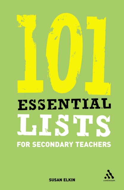 101 Essential Lists for Secondary Teachers, PDF eBook