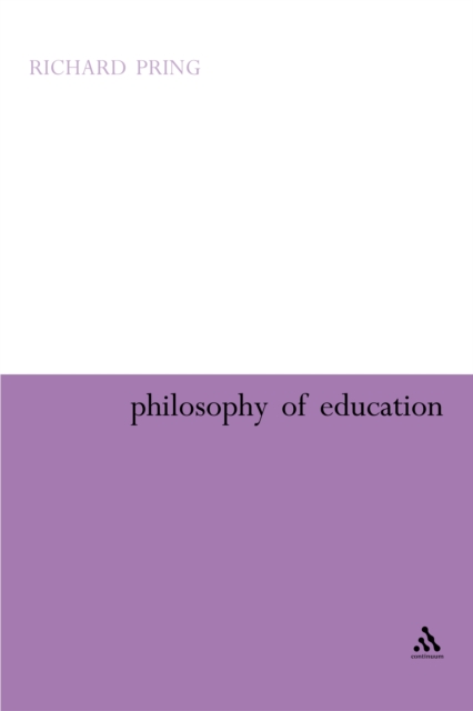 The Philosophy of Education, PDF eBook