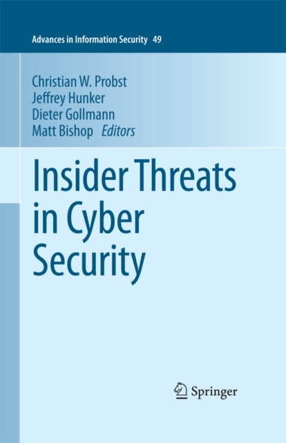Insider Threats in Cyber Security, PDF eBook