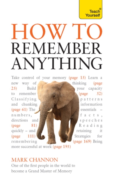 How to Remember Anything: Teach Yourself, EPUB eBook