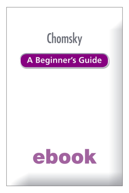 Chomsky A Beginner's Guide, EPUB eBook