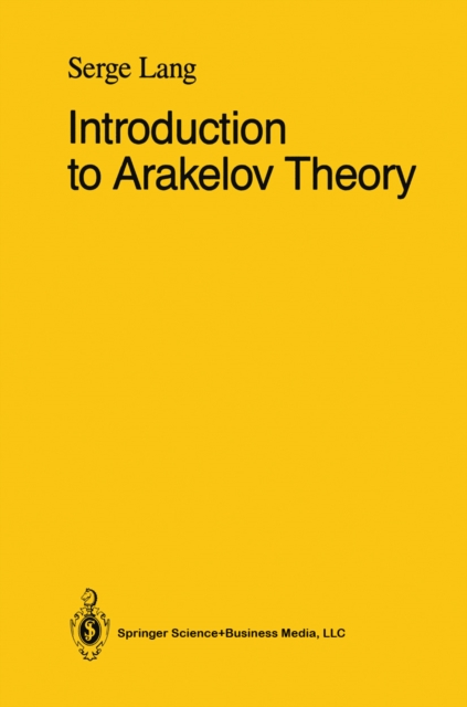 Introduction to Arakelov Theory, PDF eBook