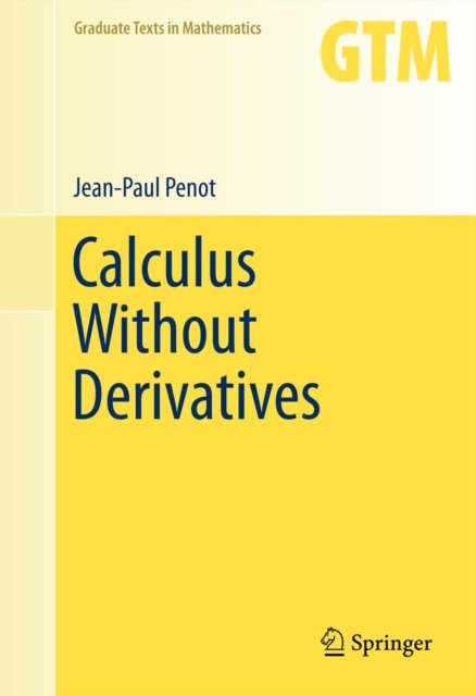 Calculus Without Derivatives, PDF eBook