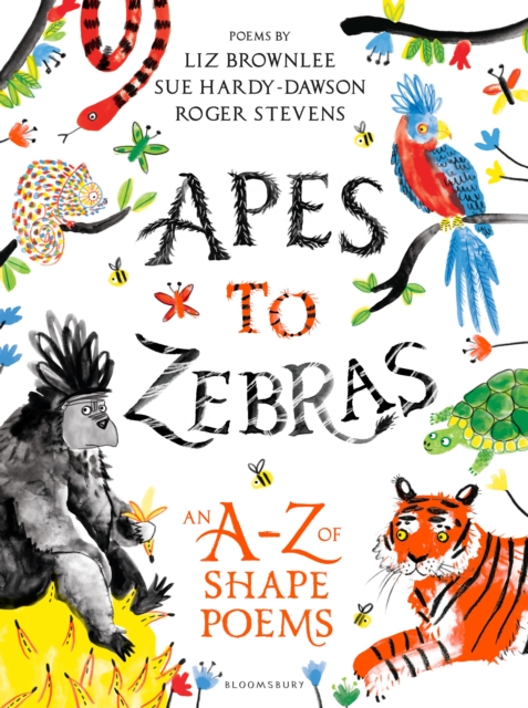 Apes to Zebras: An A-Z of Shape Poems, Hardback Book
