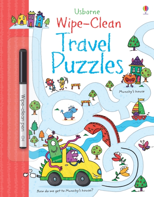 Wipe-clean Travel Puzzles, Paperback / softback Book