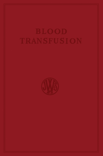 Blood Transfusion, PDF eBook