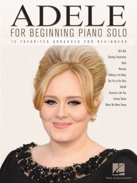 Adele for Beginning Piano Solo : 10 Favorites, Book Book