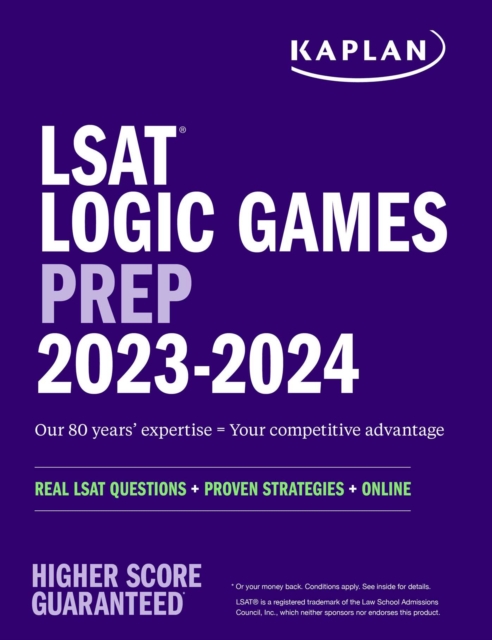 LSAT Logic Games Prep 2023: Real LSAT Questions + Proven Strategies + Online, Paperback / softback Book