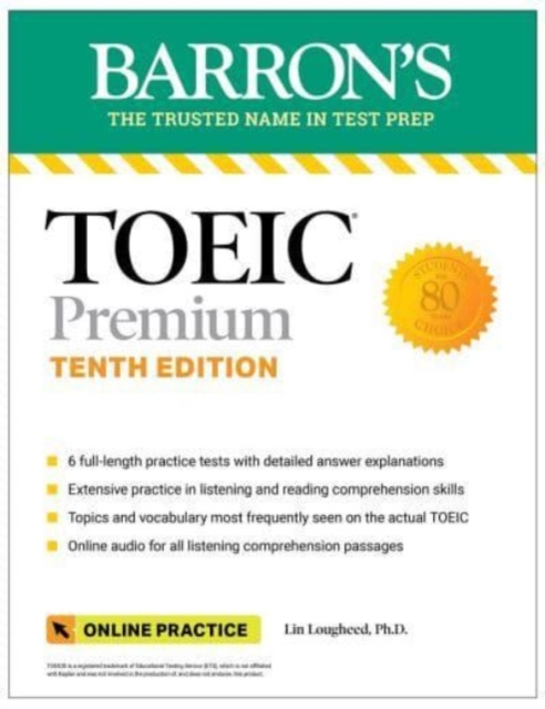 TOEIC Premium: 6 Practice Tests + Online Audio, Tenth Edition, Paperback / softback Book