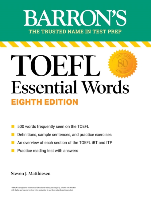 TOEFL Essential Words, Eighth Edition, EPUB eBook