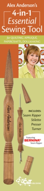 Alex Andersons 4-In-1 Essential Sewing Tool : Includes Seam Ripper, Stiletto, Presser, Turner, General merchandise Book