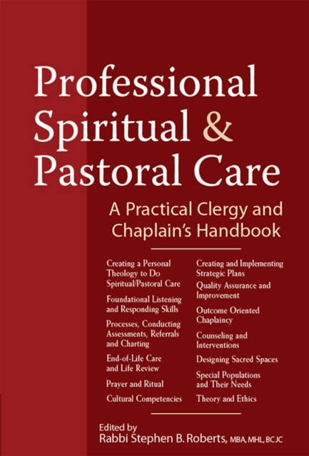 Professional Spiritual & Pastoral Care : A Practical Clergy and Chaplain's Handbook, EPUB eBook