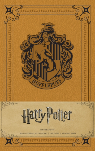 Harry Potter: Hufflepuff Hardcover Ruled Journal, Hardback Book